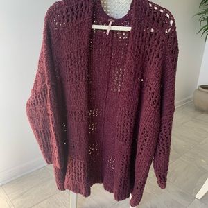 FREE PEOPLE CARDIGAN - barely worn